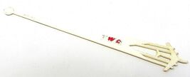 TWA Souvenir Stirrer Red Letters White Swizzle Stick Mixed Drink Jet Pla... - $9.89