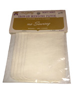 Majesty Iron-On Mending Patch NOS “No Sewing&quot; 6-Piece Set Sealed - £3.82 GBP