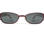 EasyFlip Petite Eyeglasses Frames MOD O1075 30 Red Cat Eye with Clip On ... - $65.24