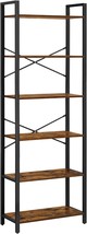 Vasagle 6-Tier Bookshelf, Home Office Bookcase, Storage Rack With, Ulls062B01. - $81.95