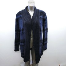 Motherhood Maternity Blue Open Front Cardigan Sweater Size XL Long Sleeve  - £10.10 GBP
