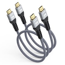 Short Hdmi Cable 1.5Ft 2-Pack, 8K Hdmi 2.1 Cable Hdmi To Hdmi Cord 48Gbp... - $25.99