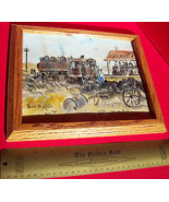 Bill Paxton Painting 1949 Maine Artist Framed Locomotive Art Decor Home ... - $237.50