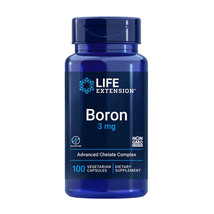 Life Extension Boron 3mg, 100 Vegetarian Capsules - £8.45 GBP