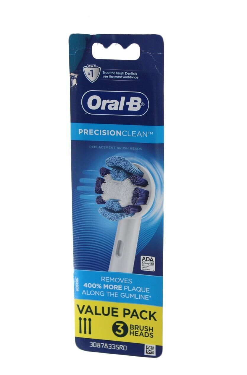Oral-B Precision Clean Replacement Electric Toothbrush Head - 3ct Distressed - $10.88