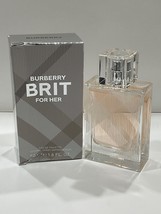 BURBERRY BRIT FOR HER WOMEN EDT SPRAY 1.6 OZ / 50 ML NEW But box is damaged - $48.51