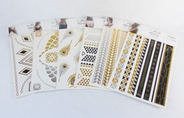 Affinity Temporary Tattoos ~ Metallic Jewelry Body Art, Easy To Apply &amp; Remove - £6.20 GBP
