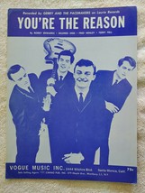 Vtg 1960 Gerry &amp; the Pacemakers You&#39;re The Reason Sheet Music How Do You Like It - £7.85 GBP