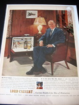 Vintage Lord Calvert Whiskey Advertisement - Lord Calvert Whiskey Vintage Ad - £10.20 GBP