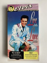 Elvis Presley Live a Little, Love a Little (VHS, 1997) Brand New Sealed - £3.98 GBP