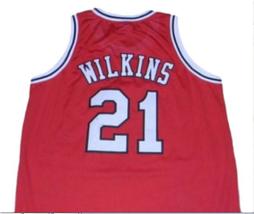 Dominique Wilkins College Basketball Jersey Sewn Red Any Size image 5