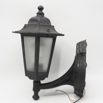 Vintage Metal Wall Sconce Lamp Haunted House Mansion - £39.46 GBP