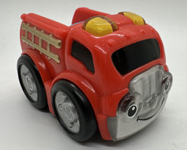 2010 Fisher-Price Mattel Little People Lil&#39; Zoomers Roller Firetruck 3&quot; - £8.55 GBP