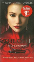 The Cell VHS Jennifer Lopez Vince Vaughn Vincent D&#39;Onofrio Dylan Baker - £1.58 GBP