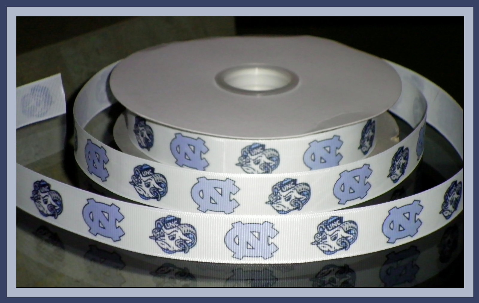 North Carolina University Inspired Grosgrain Ribbon