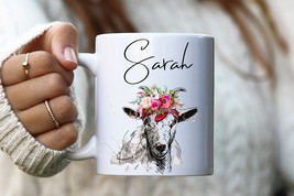 Goat Mug, Farm Animal Mug, Goat Gifts For Goat Lovers, Personalized Goat... - £13.36 GBP