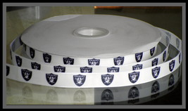 Las Vegas Raiders Inspired Grosgrain Ribbon - €7,86 EUR