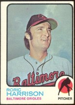   Baltimore Orioles Roric Harrison 1973 Topps Baseball Card #229 ex  - £0.39 GBP