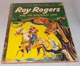 Little Golden Book Roy Rogers and the Mountain Lion A printing - £6.25 GBP