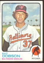 Baltimore Orioles Pat Dobson 1973 Topps Baseball Card #34 g/vg - £0.39 GBP
