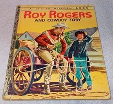 Little Golden Book Roy Rogers and Cowboy Toby A printing - £7.77 GBP