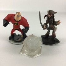 Disney Infinity Video Game Character Figures Mr. Incredible Jack Sparrow Toy - £13.98 GBP