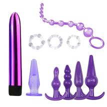 7pcs/8pcs Soft Silicone Butt Plug Dildo Masturbation Anal Plug Vaginal Plug Set  - £21.74 GBP