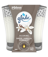 Glade Jar Candle Air Freshener, Sheer Vanilla Embrace, 3.4 oz - £5.53 GBP