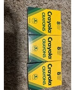 Vintage Crayola Crayons 1988 Binney &amp; Smith  8 Count New Unused - $364.17 MXN