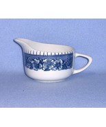 Royal China USA Pilgrim Blue/Gray Creamer Matches Colonial Heritage Blue - $94.77 MXN