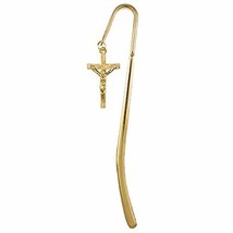 Crucifix on Crook Staff Bookmark Gold Pack of 2 - £6.18 GBP