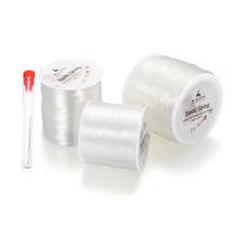 Plastic Crystal DIY Beading Stretch Cords With 5 Pins, 100 Meters - £5.39 GBP+