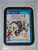2015 Topps Wacky Packages &quot;ASSASSIN$ GREED&quot; Card# 75 - $95.18 MXN