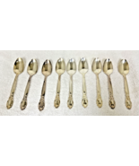 8 Plus One Vintage Oneida Ballard Country Lane Silver Plate Teaspoons 6 ... - $39.11