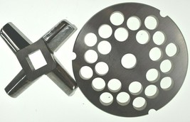 #32 x 1/2&quot; STAINLESS Meat Grinder Plate &amp; Heavy Duty Knife for Hobart Biro - $881.24 MXN