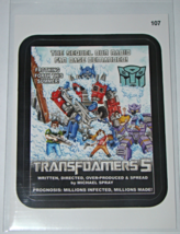 2015 Topps Wacky Packages &quot;TRANSFOAMERS 5&quot; Card# 75 - $12.00