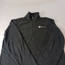 Shipt Gray 1/4 Zip Men's Employee Pocket Logo Hoodie Sweatshirt Jacket Size L image 10