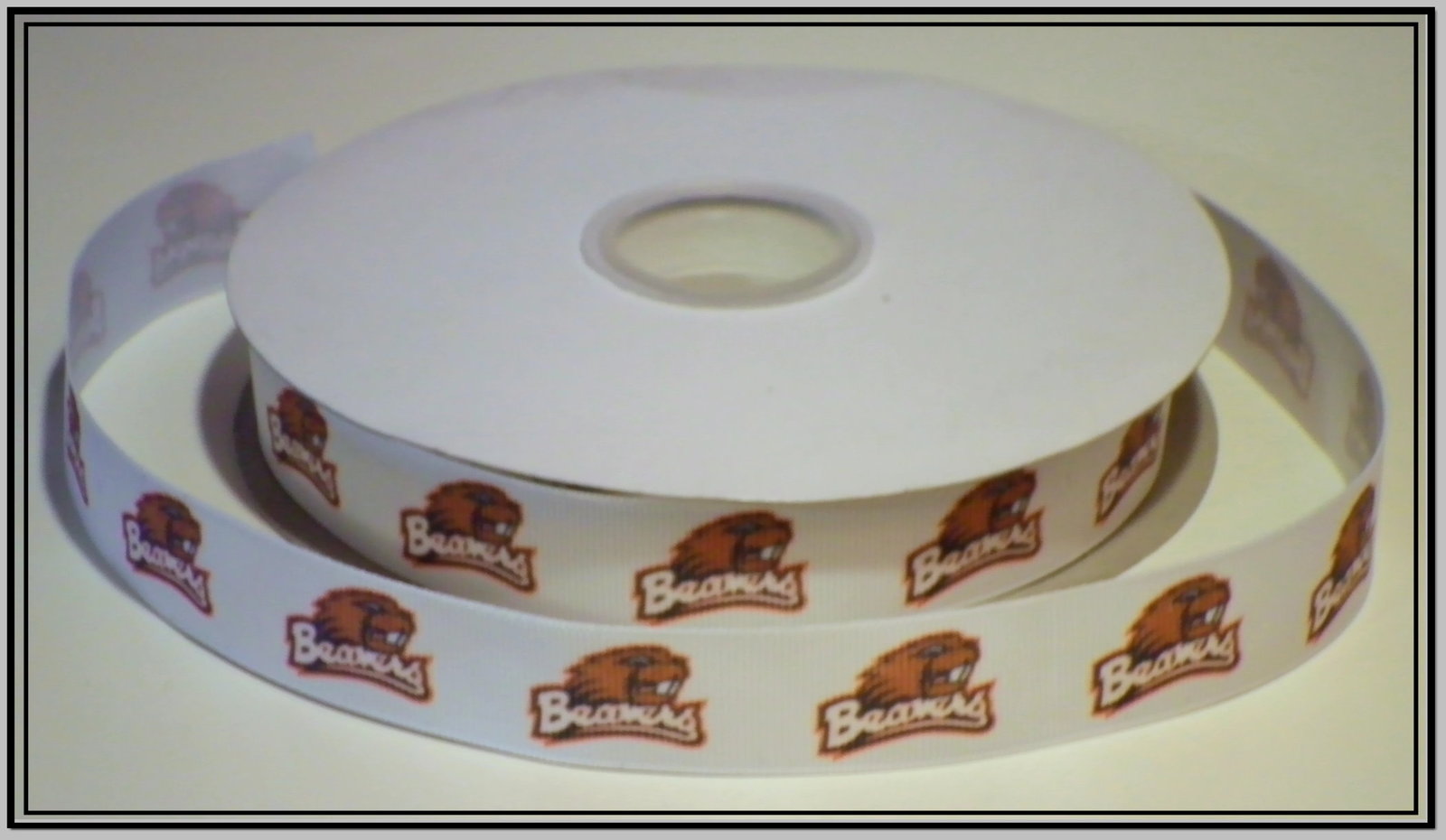 Oregon State University Beavers Inspired Grosgrain Ribbon