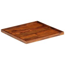  Serving Tray Solid Acacia Wood 19.7"x19.7" - $86.99