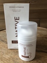 Native Facial Care Moisturizing Facial Lotion 1.7 Oz Step 3 Coconut + Vitamin B3 - £13.20 GBP