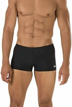 Speedo 805016 Swimsuit Square Leg Endurance+ Solid Black ( 30 ) - £95.40 GBP