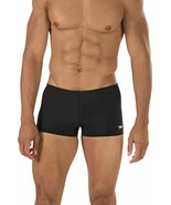 Speedo 805016 Swimsuit Square Leg Endurance+ Solid Black ( 30 ) - £93.39 GBP