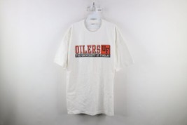 Vintage 90s Mens 2XL Spell Out University of Findlay Oilers Short Sleeve T-Shirt - £27.09 GBP