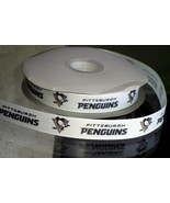 Pittsburgh Penguins Inspired Grosgrain Ribbon - $9.90