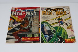 DC Comics 1959 1960 All-American Men of War #71 #81 Comic Books - £47.94 GBP