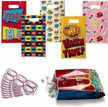 Joyin 60 Pcs Valentine’s Day Plastic Gift Bag Treat Bags - £14.38 GBP