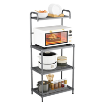 4-Tier Baker&#39;S Rack Microwave Oven Stand Shelves Kitchen Storage Rack Organizer - £52.53 GBP