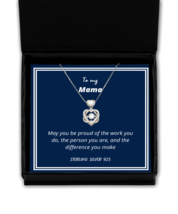 To my Mama, May you be proud - Heart Knot Silver Necklace. Model 64039  - £29.86 GBP