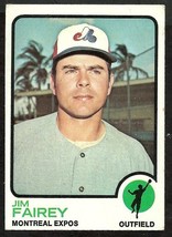 Montreal Expos Jim Fairey 1973 Topps Baseball Card #429 g/vg - £0.37 GBP