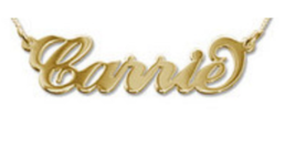 Personalized 14K Gold Overlay Any Name Necklace Name Plate + free chain /br5 - £19.65 GBP